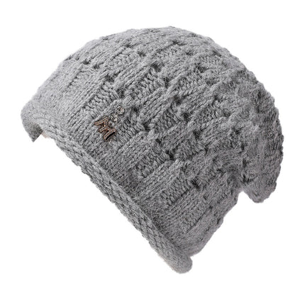 Knitted Hat Double-layer Thickened