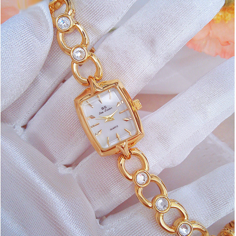 Quartz Watch Diamond Bracelet