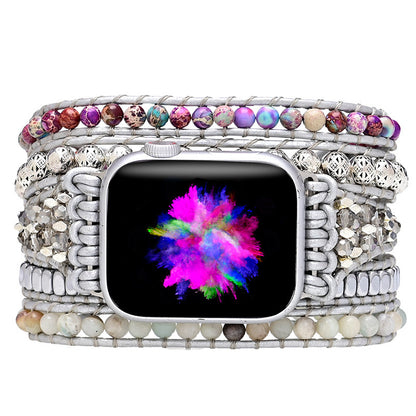 Purple Emperor Natural Stone Watch