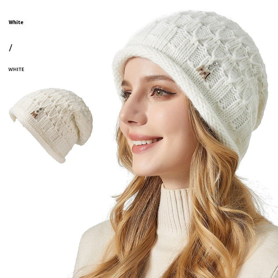 Knitted Hat Double-layer Thickened