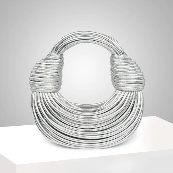 Amanda Handbag - silver / 25x8x23cm POLITICSLADY