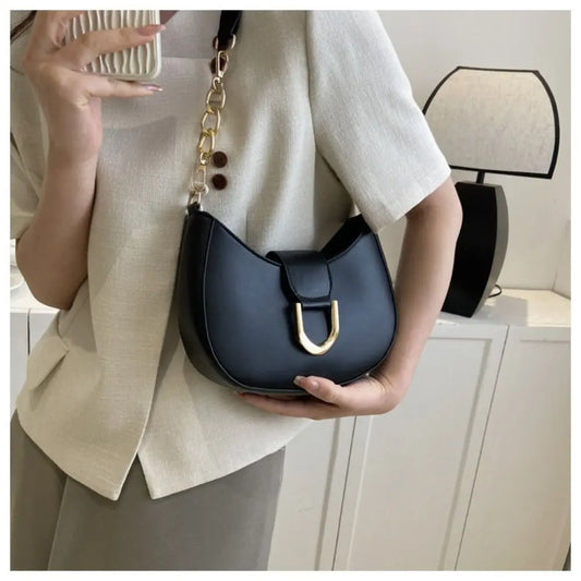 Bondi Leather Shoulder Bag - white POLITICSLADY