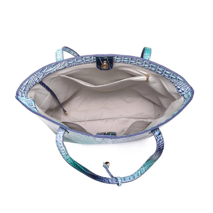 Two Piece Crocodile Shoulder - RomeBrown POLITICSLADY