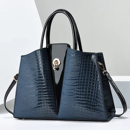 Spacious Tote Bag - blue / 33CM 10CM 22CM POLITICSLADY