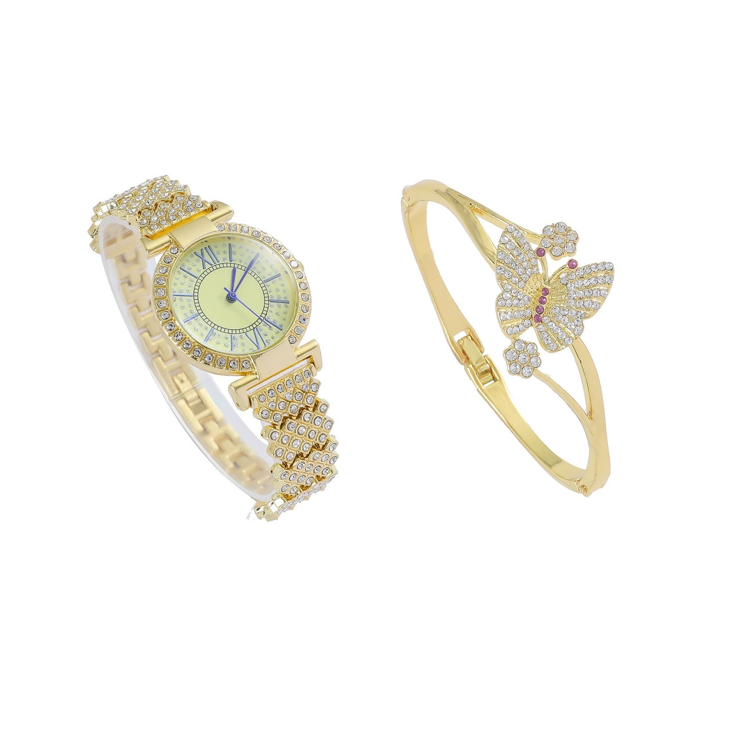 Bracelet Full Diamond Elegant Gold