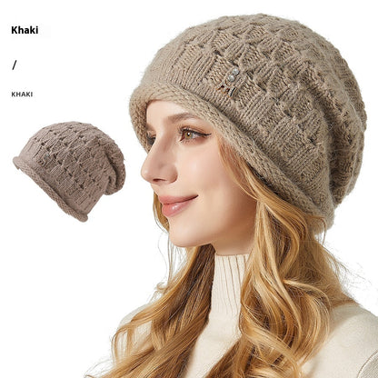 Knitted Hat Double-layer Thickened